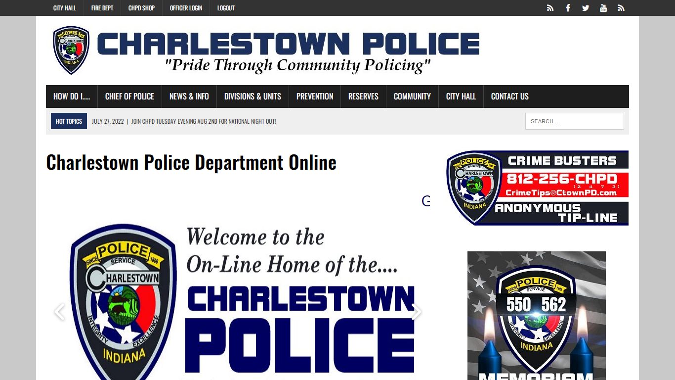 CHPD – "Pride Through Community Policing"